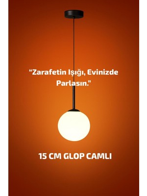 Modern 80 cm Glop Camlı Sarkıt Avize, Salon, Mutfak ve Yatak Odası Için