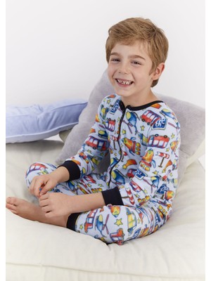 RolyPoly Erkek Çocuk Mavi Tulum