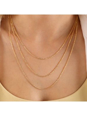 Sembol Gold 14 Ayar Altın 50 cm Gurmet Zincir 2.0 mm