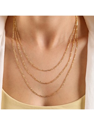 Sembol Gold 14 Ayar Altın 50 cm Figaro Zincir 2.0 mm