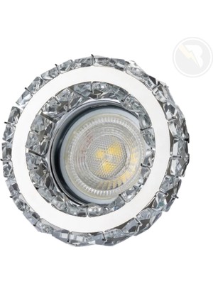 Şeffaf Kristal Cam Spot Işığı 7W Gün Işığı, Salon, Koridor, Mutfak Için