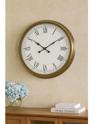 Sylar Zentime 60 cm Eskitme Vintage Duvar Saati