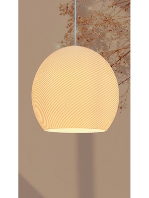 Beyaz Tekli Sarkıt Avize, Yatak Odası, Mutfak ve Oturma Odası Için Tasarım