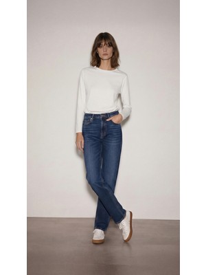 Babokah Premium Pamuk Likralı Uzun Kol Kadın Tshirt