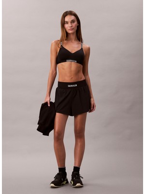 Calvin Klein Yüksek Bel Standart Siyah Kadın Şort LVGWF5S801UB1