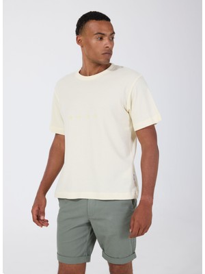 Jack & Jones Siyah Erkek Rahat T-Shirt 12276640_JCOLIDO Fabrıc Brandıng Te