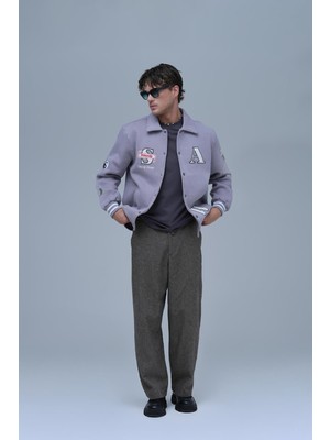 Saw Urbanity Urban Choice Oversize Kolej Ceketi Erkek Gri