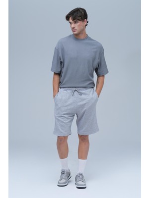 Saw Urbanity Urban Flow Relaxed Fit Şort Erkek Gri Melanj