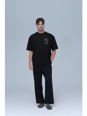 Saw Urbanity Beyond The Frame Oversize Tişört Erkek Siyah