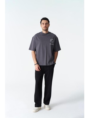 Saw Urbanity Beyond The Frame Oversize Tişört Erkek Füme