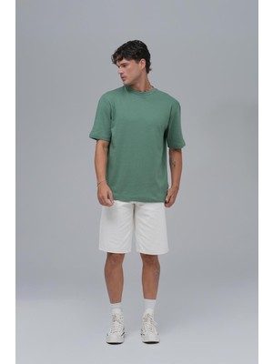 Saw Urbanity Saw Club Basic Regular Fit Tişört Erkek Yeşil