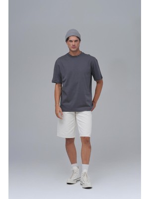 Saw Urbanity Saw Club Basic Oversize Tişört Erkek Füme