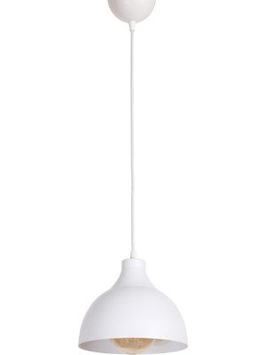 Modern Beyaz Tekli Avize, Şık ve Zarif Aydınlatma Parçası