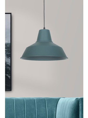 Modern Antrasit Metal Sarkıt Cafe ve Mutfak Tekli Avize