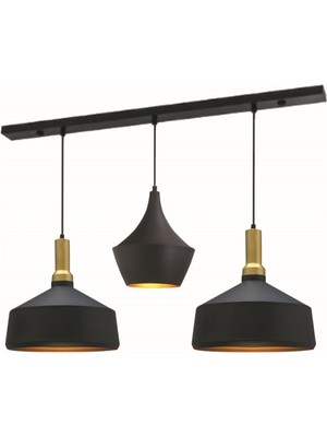 Modern Üçlü Sarkıt Avize, Yemek Odası Için Şık ve Zarif Aydınlatma