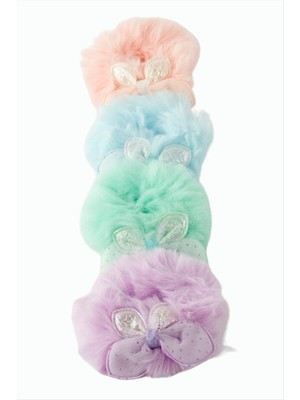 Makay Tavşan Kulaklı Tüylü Lastikli Toka