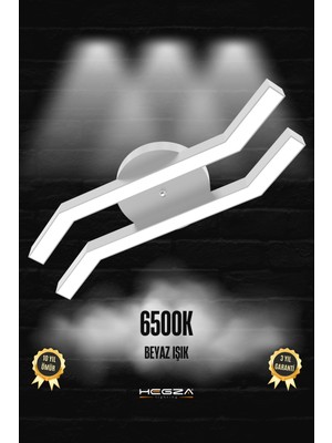 Gri Kasa Beyaz Işık Ledli Modern Plafonyer, Salon, Mutfak ve Oturma Odası Için