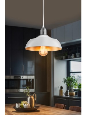 Beyaz Sarkıt Avize, Yatak Odası, Salon, Mutfak, Koridor Için Şık Lamba