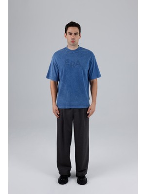 Saw Urbanity New Era Oversize Tişört Erkek Mavi