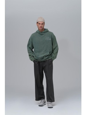 Saw Urbanity Paradox Oversize Sweatshirt Erkek Yeşil