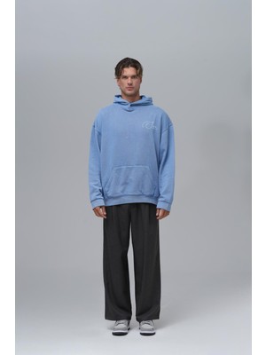 Saw Urbanity Paradox Oversize Sweatshirt Erkek Mavi