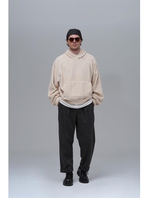 Saw Urbanity Soft Haven Oversize Welsoft Sweatshirt Erkek Açık Bej