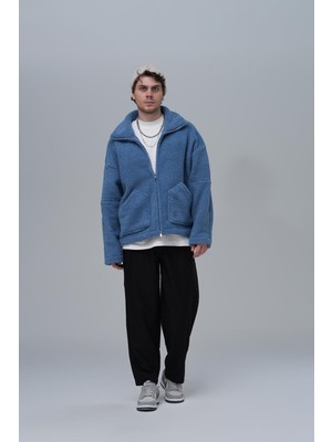 Saw Urbanity Classic Haven Oversize Welsoft Ceket Erkek Mavi