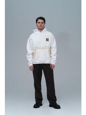Saw Urbanity Change Oversize Sweatshirt Erkek Ekru