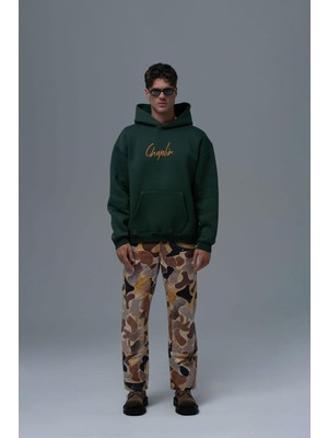 Saw Urbanity Chaplin Oversize Sweatshirt Erkek Yeşil