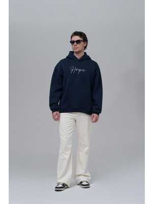 Saw Urbanity Hope Oversize Sweatshirt Erkek Indigo