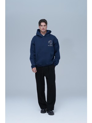 Saw Urbanity Beyond The Frame Oversize Sweatshirt Erkek Indigo