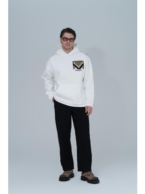 Saw Urbanity Memories Never Die Oversize Sweatshirt Erkek Ekru
