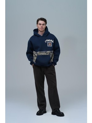 Saw Urbanity Change Oversize Sweatshirt Erkek Indigo