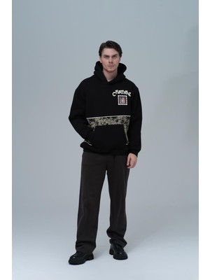 Saw Urbanity Change Oversize Sweatshirt Erkek Siyah