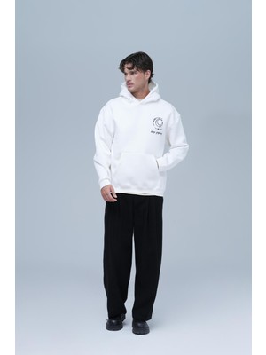 Saw Urbanity Beyond The Frame Oversize Sweatshirt Erkek Ekru