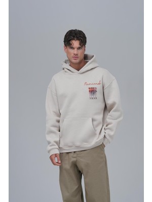 Saw Urbanity Renewed Flow Oversize Sweatshirt Erkek Stone
