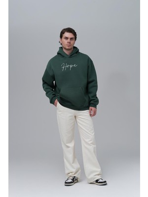 Saw Urbanity Hope Oversize Sweatshirt Erkek Yeşil