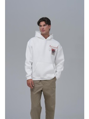 Saw Urbanity Renewed Flow Oversize Sweatshirt Erkek Ekru