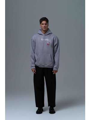 Saw Urbanity Top-Notch Oversize Sweatshirt Erkek Gri