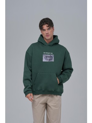 Saw Urbanity Now Manifesto Oversize Sweatshirt Erkek Yeşil