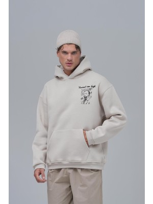 Saw Urbanity Van Gogh Threads Oversize Sweatshirt Erkek Stone