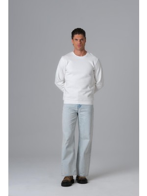 Saw Urbanity Calm Energy Sweatshirt Erkek Ekru