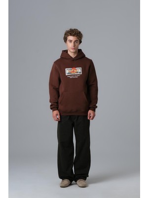 Saw Urbanity Rebel Frame Sweatshirt Erkek Kahverengi