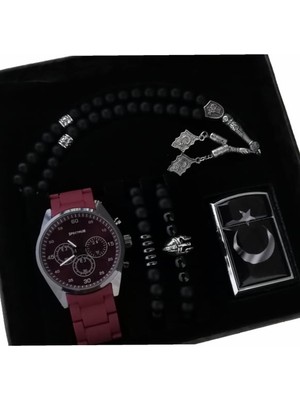 Erkek Kol Saati Erkek Saat Seti Sevgiliye Hediye Erkek Saat Kombinleri Sevgililer Günü Hediyesi