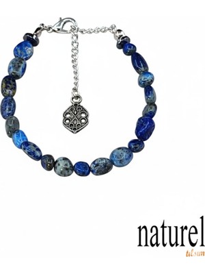 UltraMint Doğal Lapis Lazuli Taş Bileklik, 3. Göz Çakra Yatırımınıza Uygun