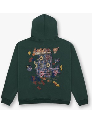 Saw Urbanity Authentic Oversize Sweatshirt Erkek Yeşil