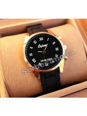 Spectrum Kişiye Özel Erkek Kol Saati - Fotoğraflı Hediye - Sevgililer Günü ve Özel Anlar Için Harika Seçenek