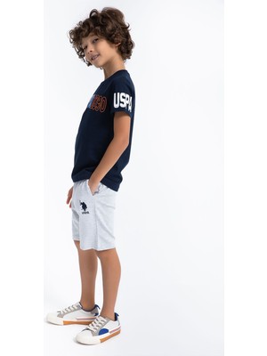 U.S. Polo Assn. Klasik Lacivert Erkek Çocuk Bermuda Takım