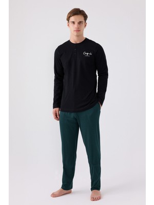 Arnetta Erkek Siyah Pijama Takımı