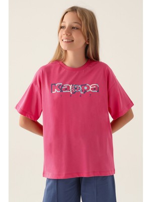 Kappa Kız Çocuk Pembe T-Shirt